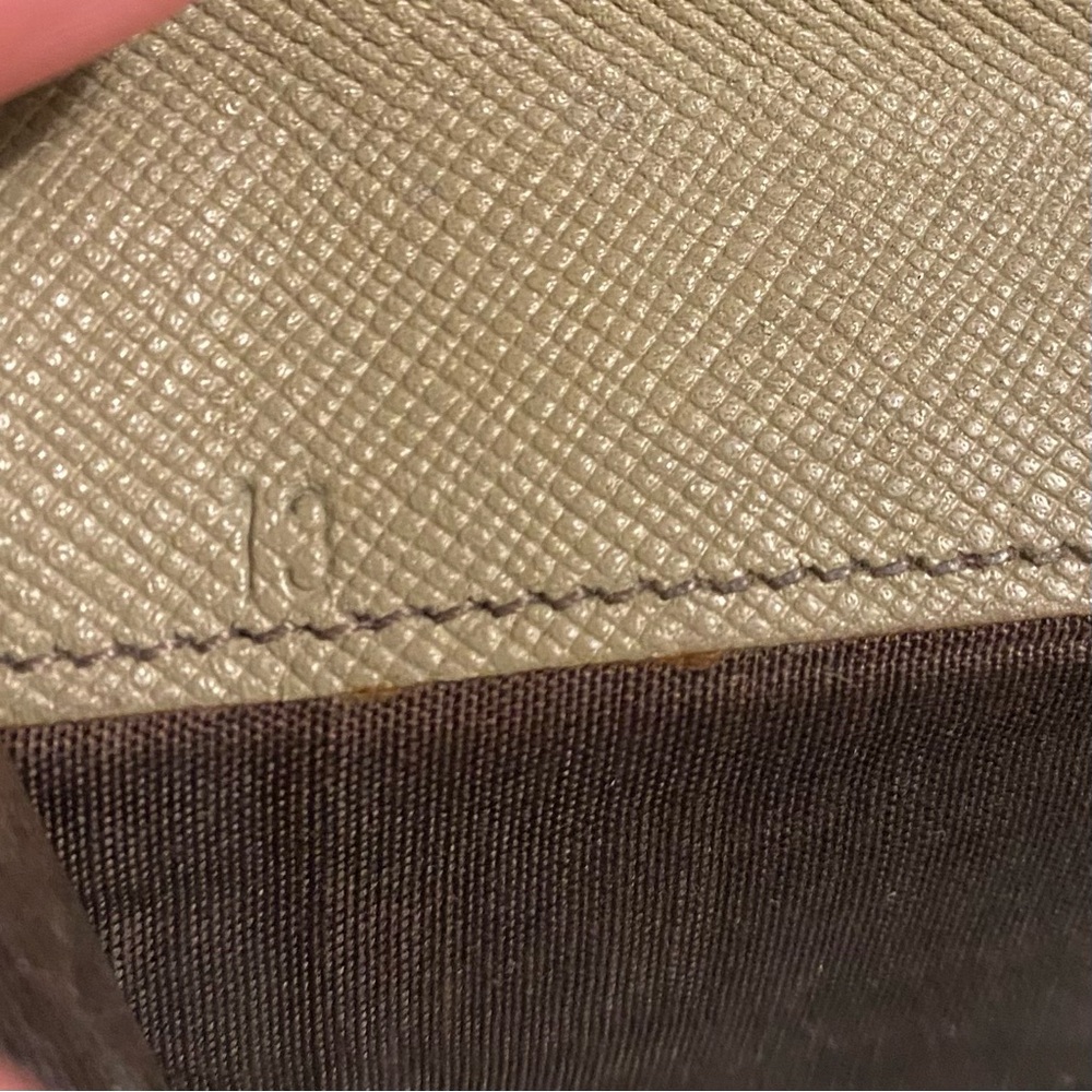 Prada Saffiano Leather Trifold Wallet - Sage - Picture 12 of 16